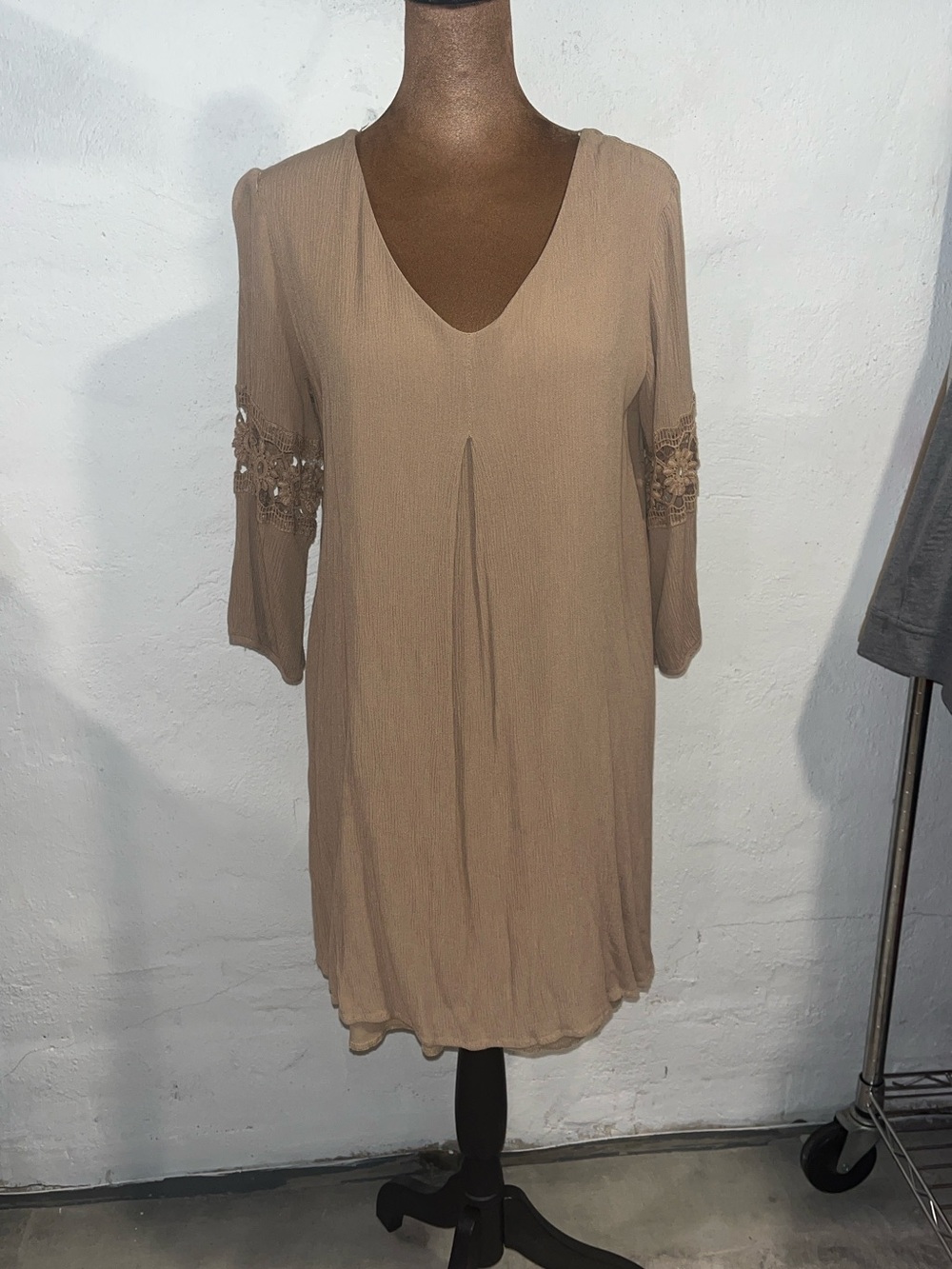 Final Touch Tan Dress